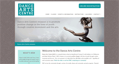 Desktop Screenshot of danceac.com